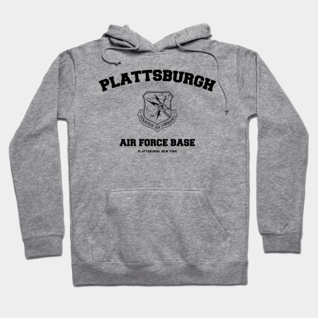 Plattsburgh Air Force Base Hoodie by AvGeekStuff
